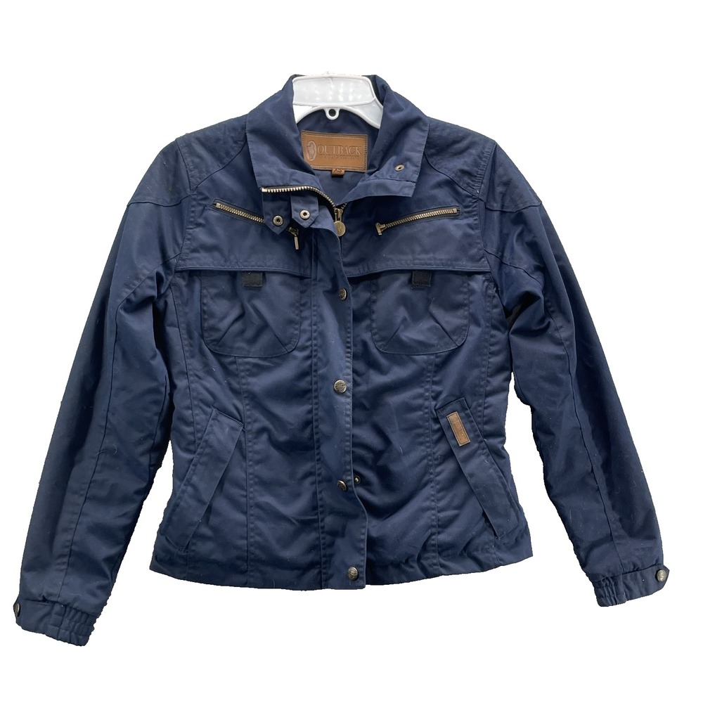 Australian Outback Sheilas Delight Jacket Women‎ XS Oilskin Insulated Waterproof